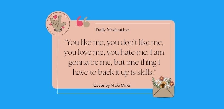 Quote from Nicki Minaj