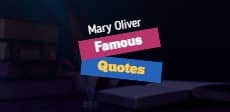 Quotes by Mary Oliver SB Image